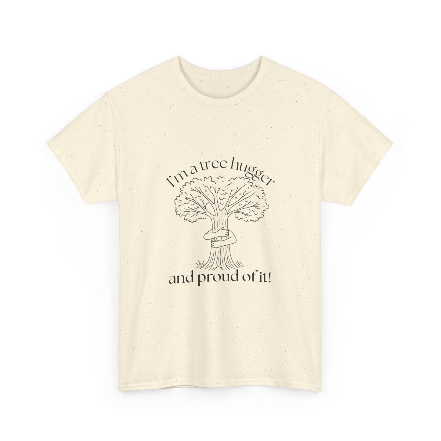 Eco-Friendly Tree Hugger Unisex Heavy Cotton Tee | Nature Lover Gift, Sustainable Fashion, Earth Day T-Shirt, Gift for Tree Huggers