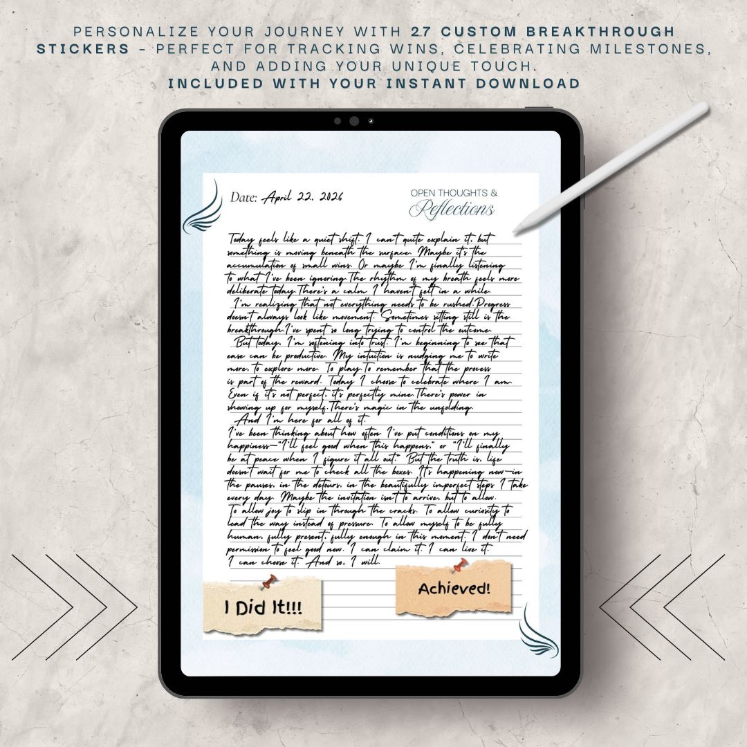 Breakthrough Blueprint: 3-6-9 Rhythmic Affirmation Guide & Journal