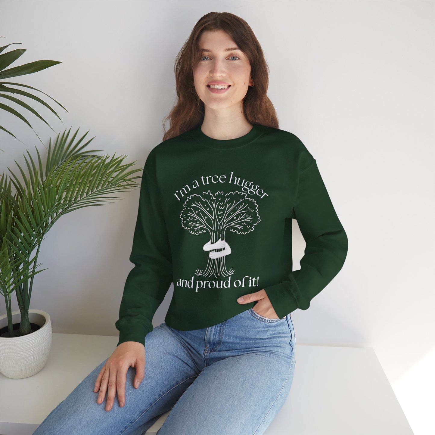 Eco-Friendly Tree Hugger Sweatshirt | Unisex Crewneck Pullover, Nature Lover Gift, Earth Day Apparel, Relaxed Fit Sweater, Gift for [...]