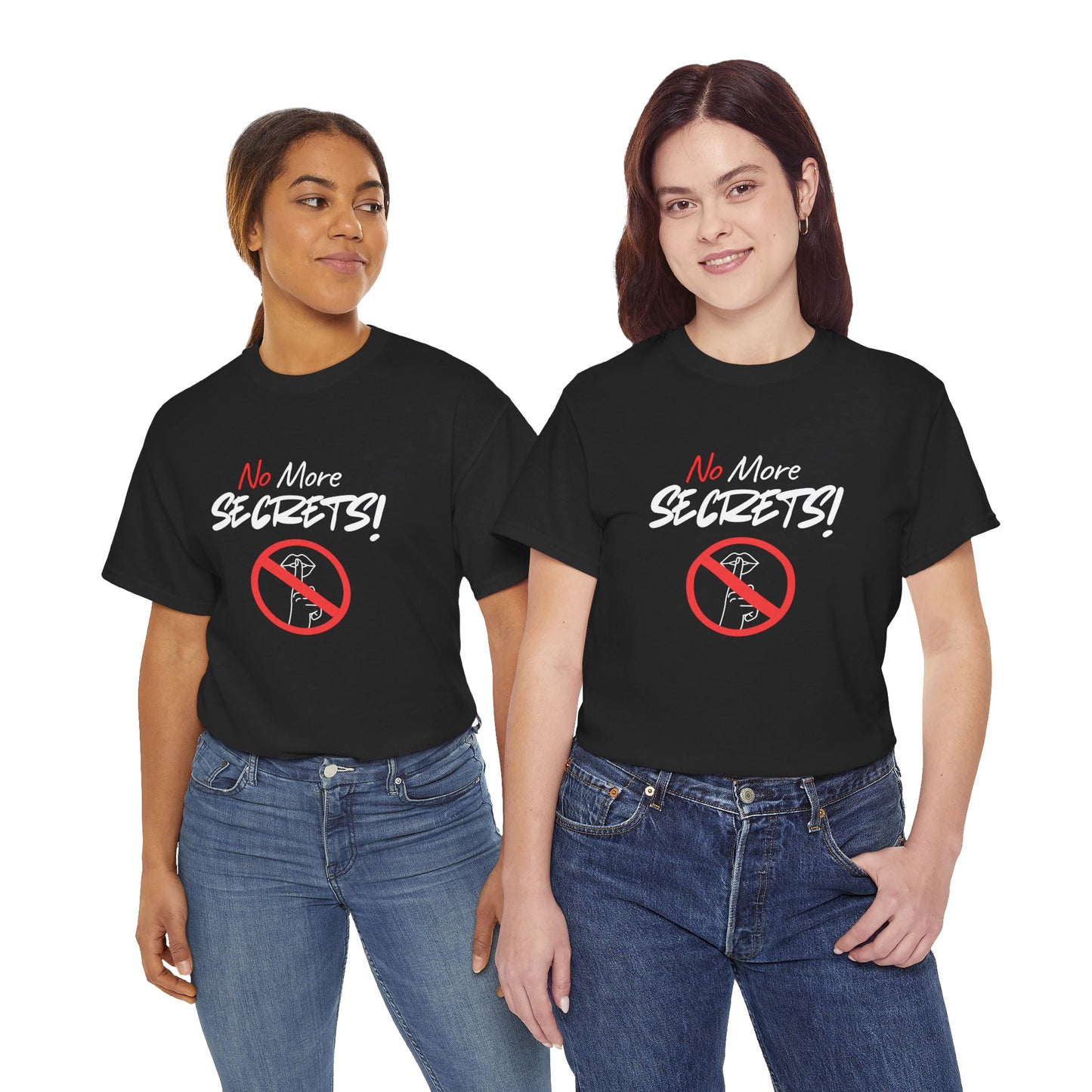 No More Secrets! Statement Tee | Unisex Crewneck, Truth Teller Gift, Relaxed Fit Tee, Gift for [...]