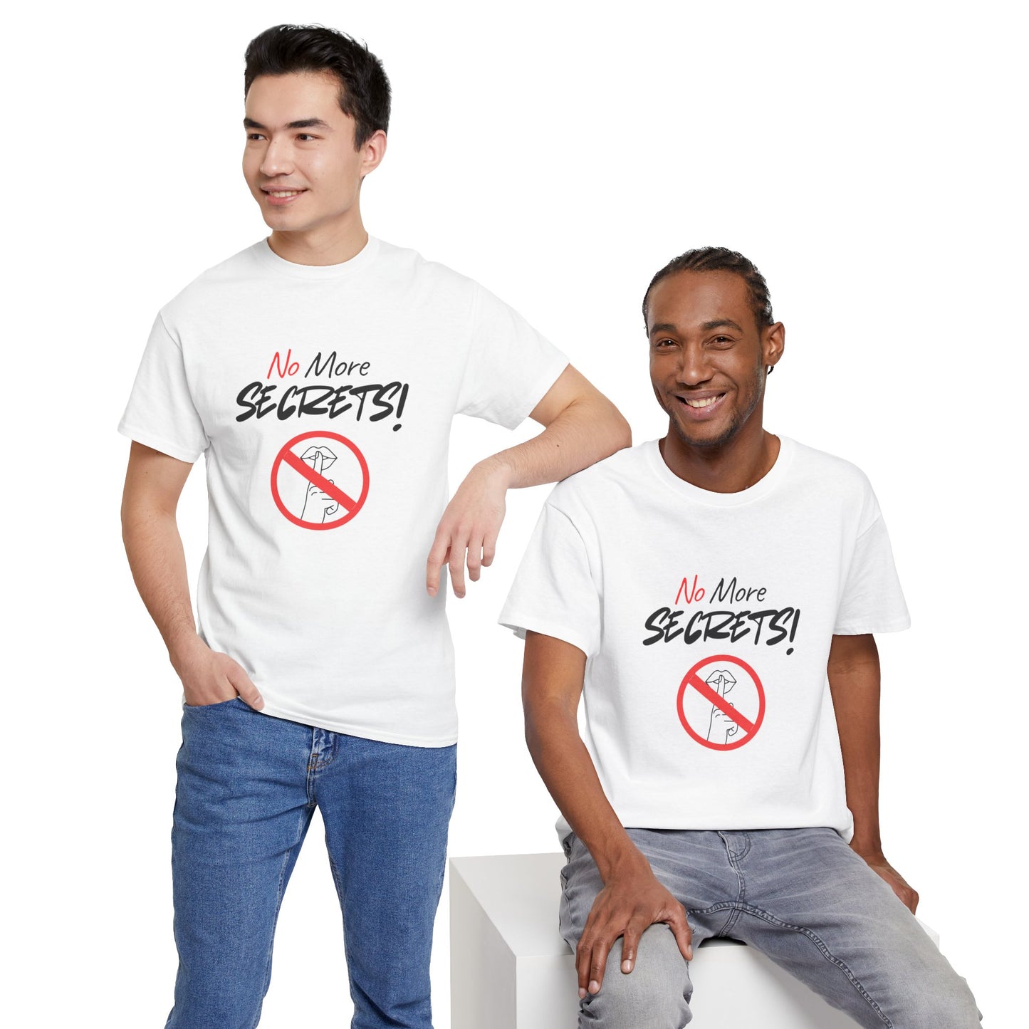 No More Secrets! Statement Tee | Unisex Crewneck, Truth Teller Gift, Relaxed Fit Tee, Gift for [...]
