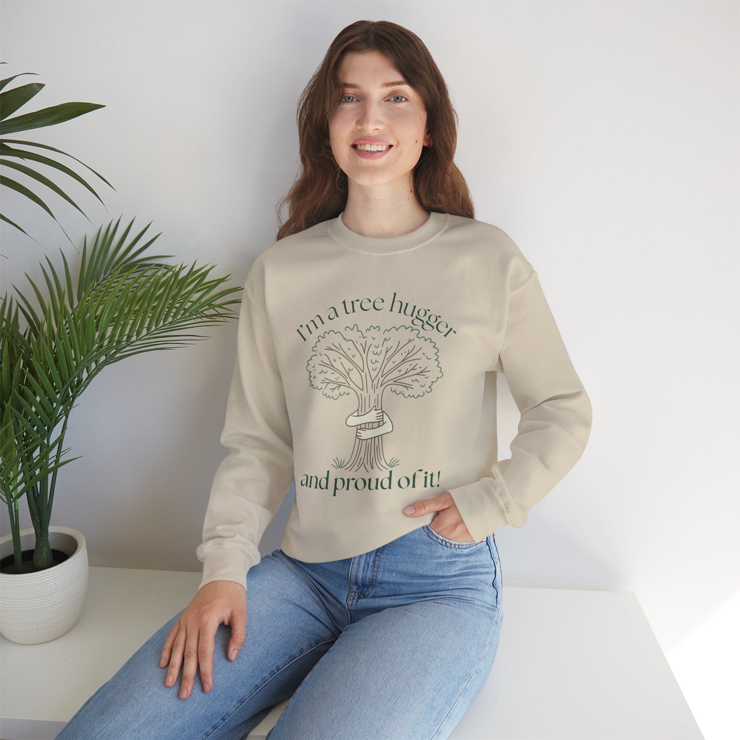 Eco-Friendly Tree Hugger Sweatshirt | Unisex Crewneck Pullover, Nature Lover Gift, Earth Day Apparel, Relaxed Fit Sweater, Gift for [...]