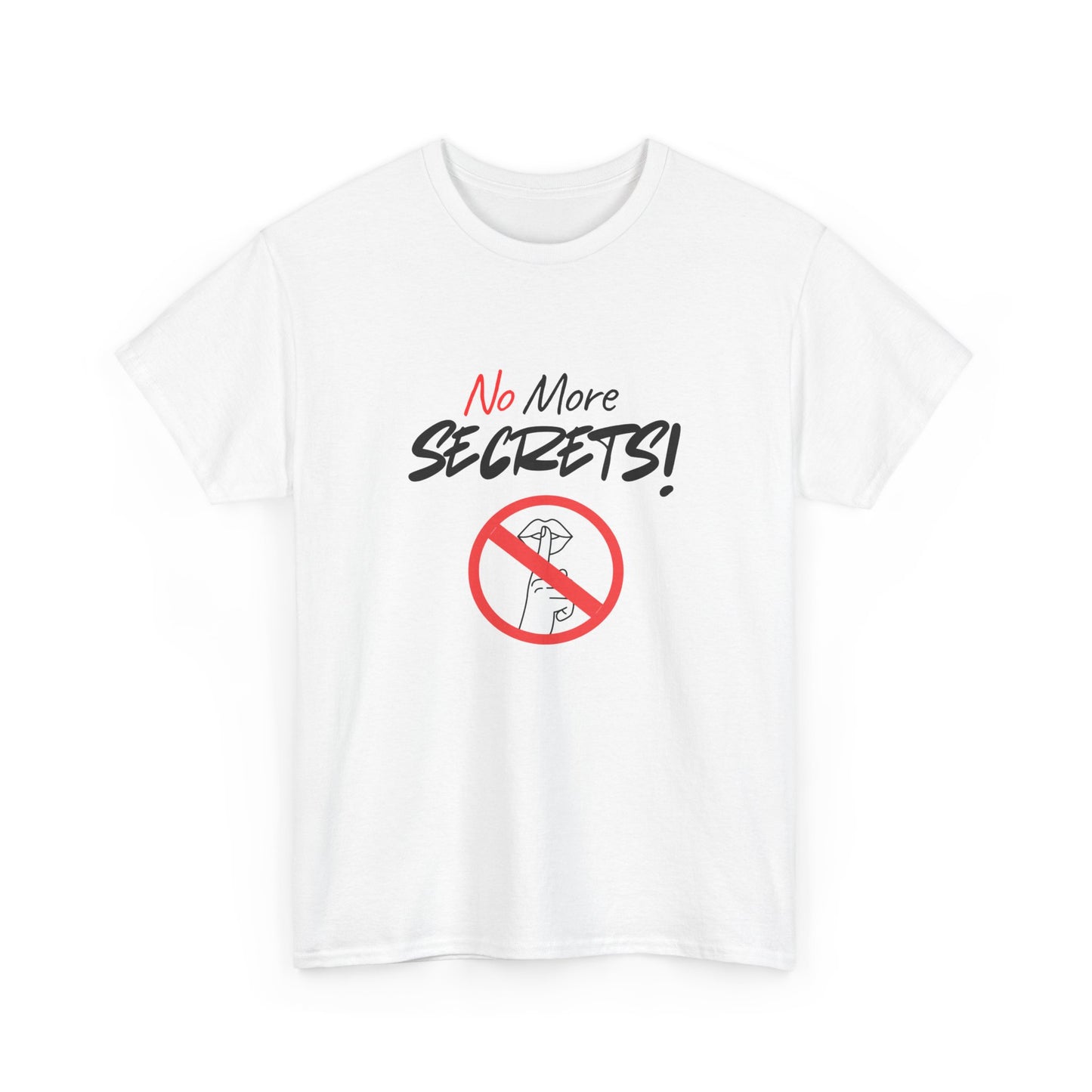 No More Secrets! Statement Tee | Unisex Crewneck, Truth Teller Gift, Relaxed Fit Tee, Gift for [...]