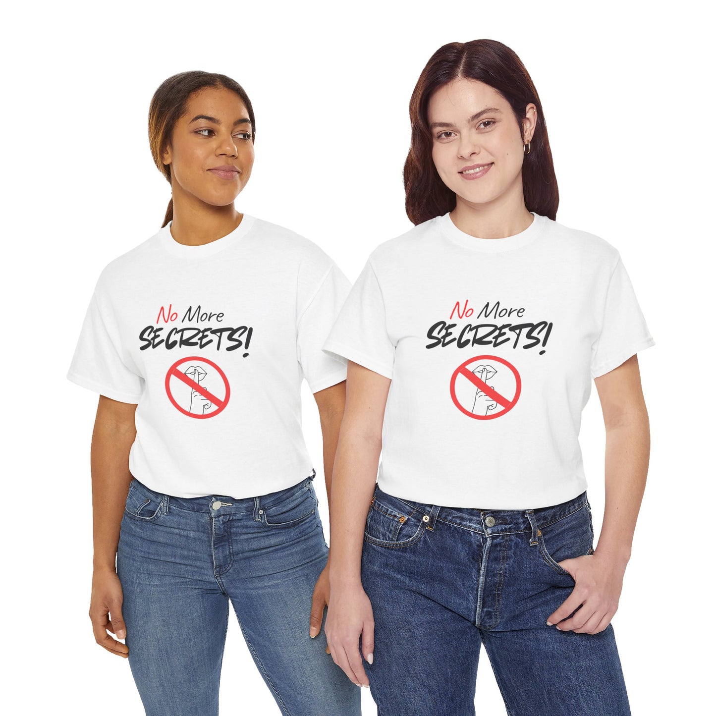 No More Secrets! Statement Tee | Unisex Crewneck, Truth Teller Gift, Relaxed Fit Tee, Gift for [...]
