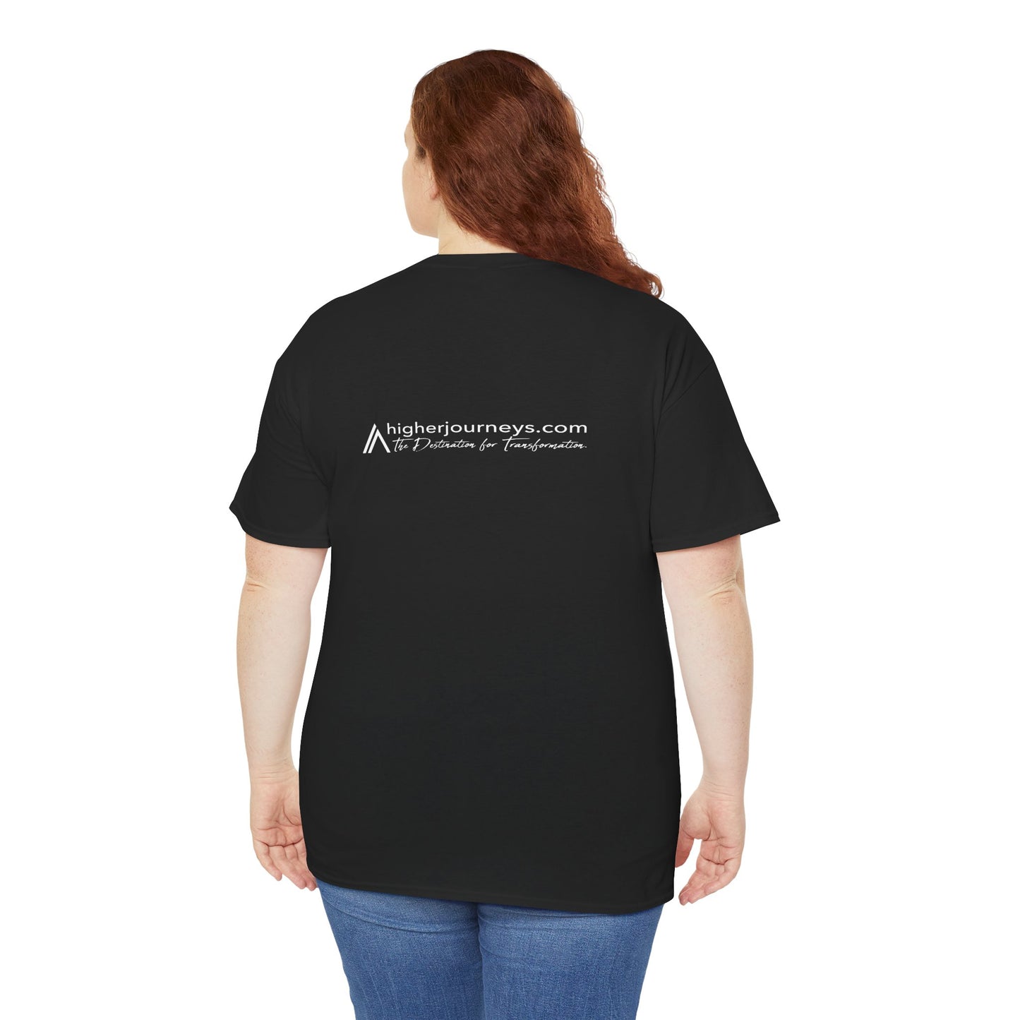 Higher Journey Unisex T-Shirt | I Choose the Higher Journey | Minimalist Spiritual T-Shirt for Conscious Living