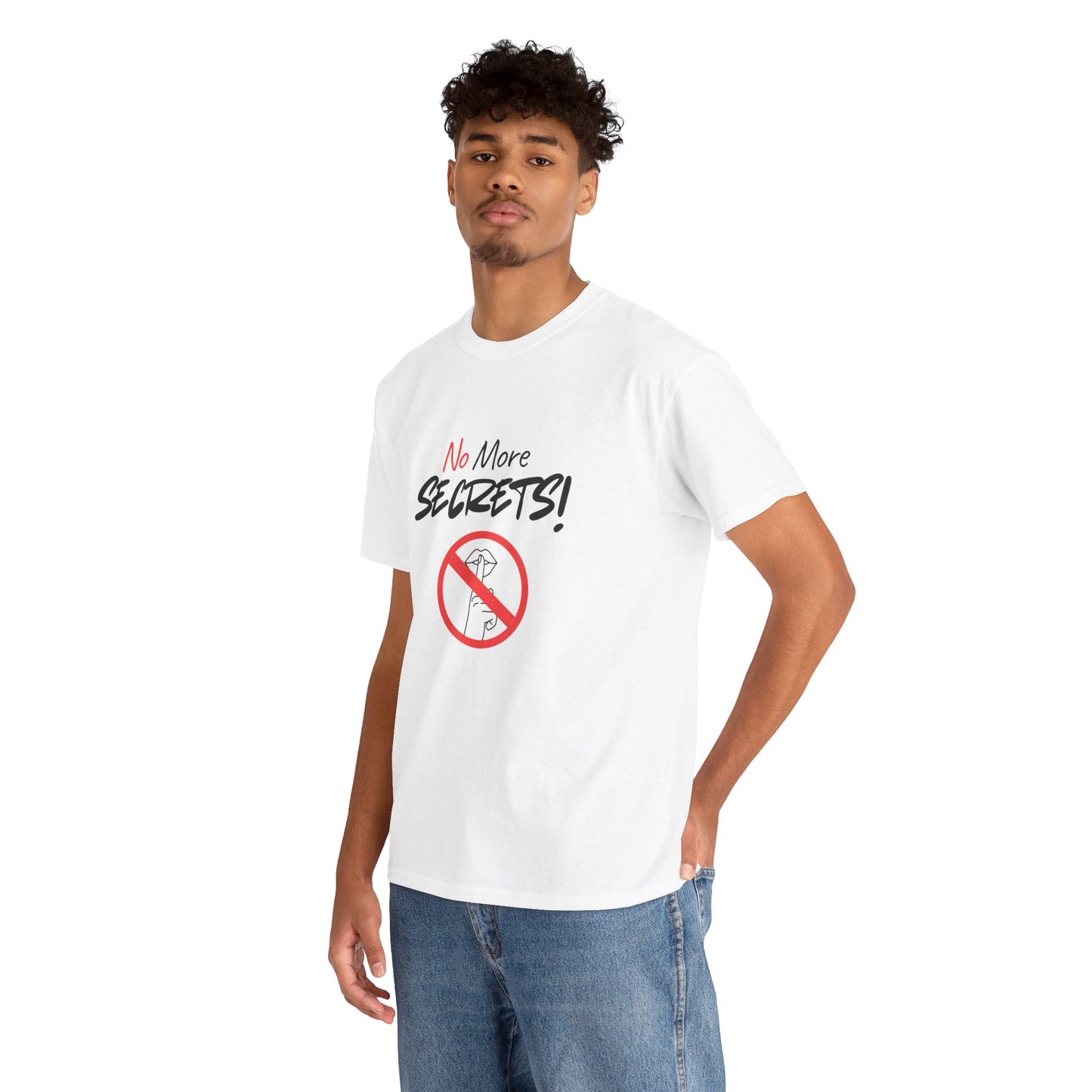 No More Secrets! Statement Tee | Unisex Crewneck, Truth Teller Gift, Relaxed Fit Tee, Gift for [...]