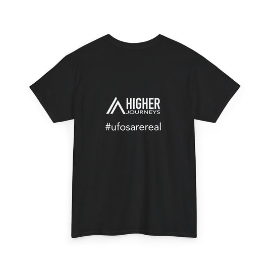Breaking News: UFOs Are Real – Unisex Heavy Cotton Tee (Black)