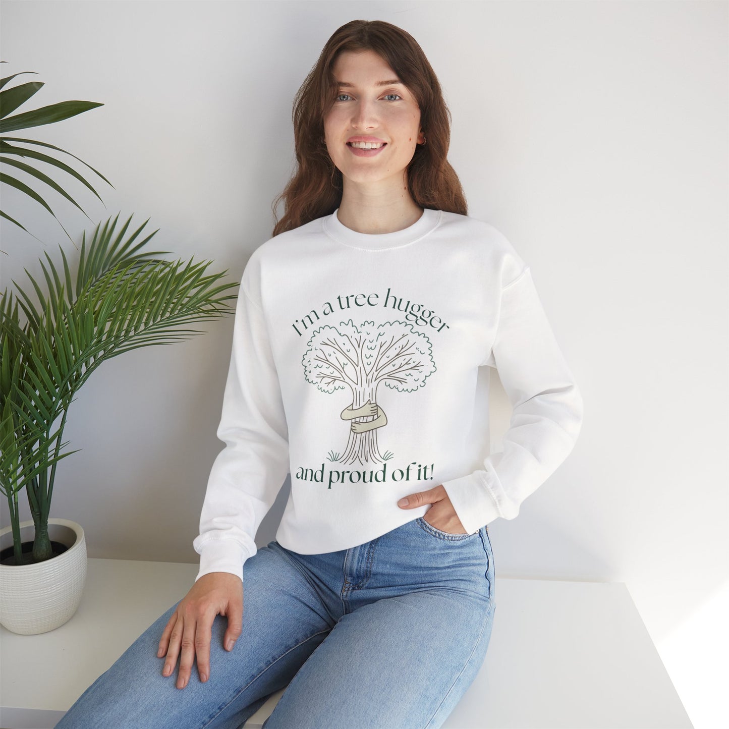 Eco-Friendly Tree Hugger Sweatshirt | Unisex Crewneck Pullover, Nature Lover Gift, Earth Day Apparel, Relaxed Fit Sweater, Gift for [...]